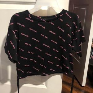 Babygirl crop top